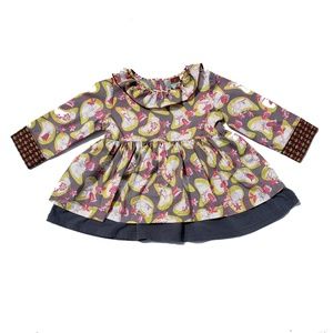 Matilda Jane Shirt Sz 4 Character Counts Noel Top